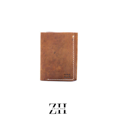 Crazy Beat – Vintage Leather Trifold Wallet