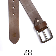 Crazy Hub – Dual Tone Brown Leather Belt