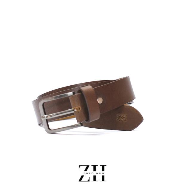 Crazy Hub – Dual Tone Brown Leather Belt