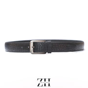 CrocoHub – Genuine Cow Leather Crocodile Textured Belt
