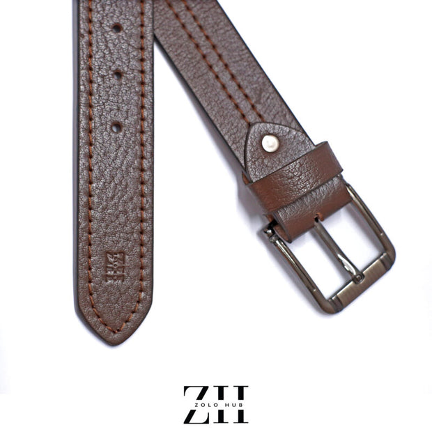 Zolo X Premium Stitched Leather Belt