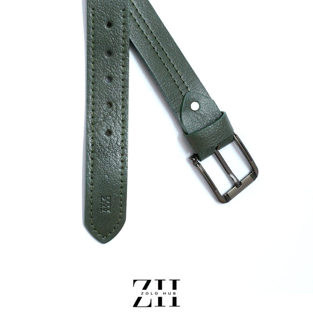 Zolo X Premium Stitched Leather Belt
