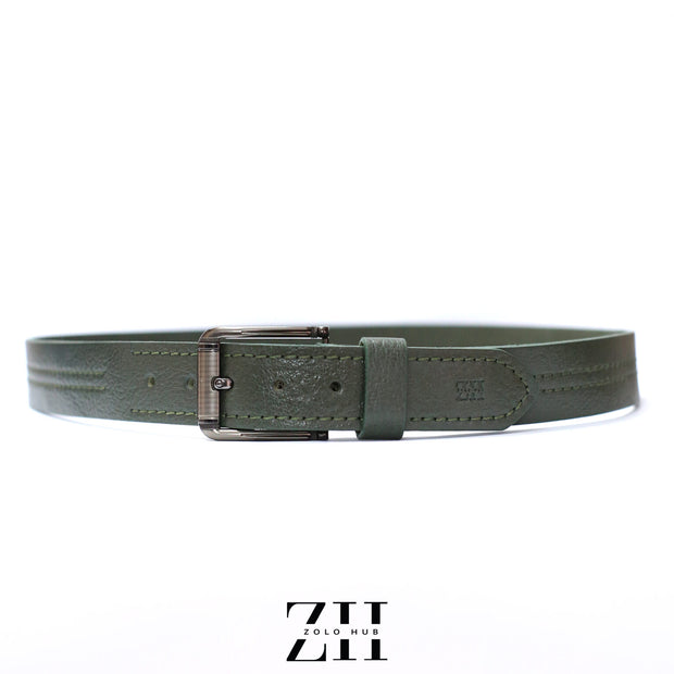 Zolo X Premium Stitched Leather Belt