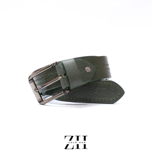 Zolo X Premium Stitched Leather Belt
